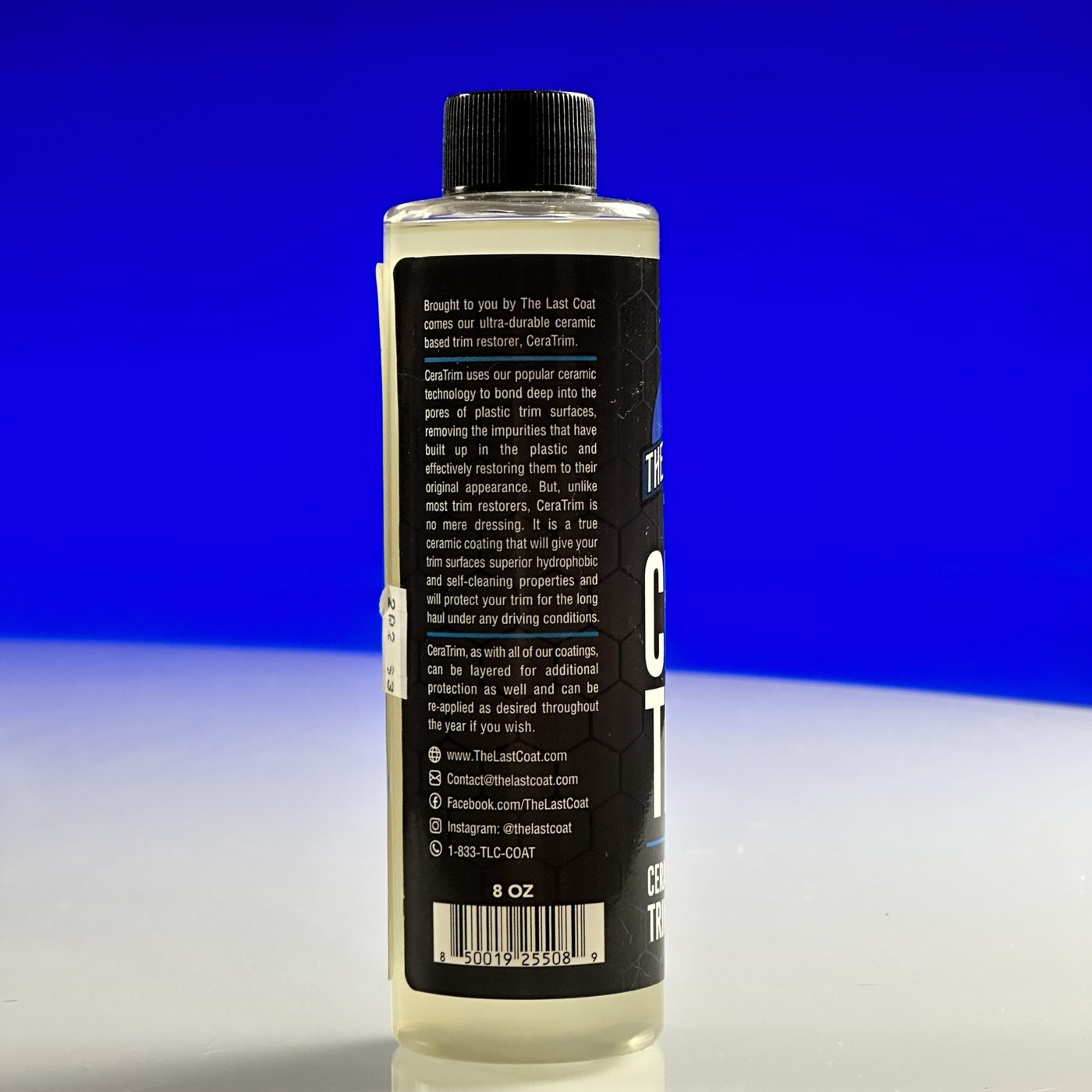 CeraTRIM The Last Coat Ceramic Coating Trim Restorer Cera Wax TLC TLC2 Hydrophobic